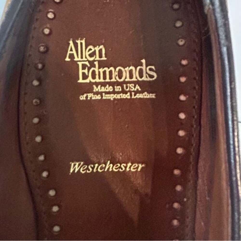 Allen Edmonds Westchester Penny Loafer| Men’s 8 D | Walnut Leather | Made in USA - Picture 5 of 7